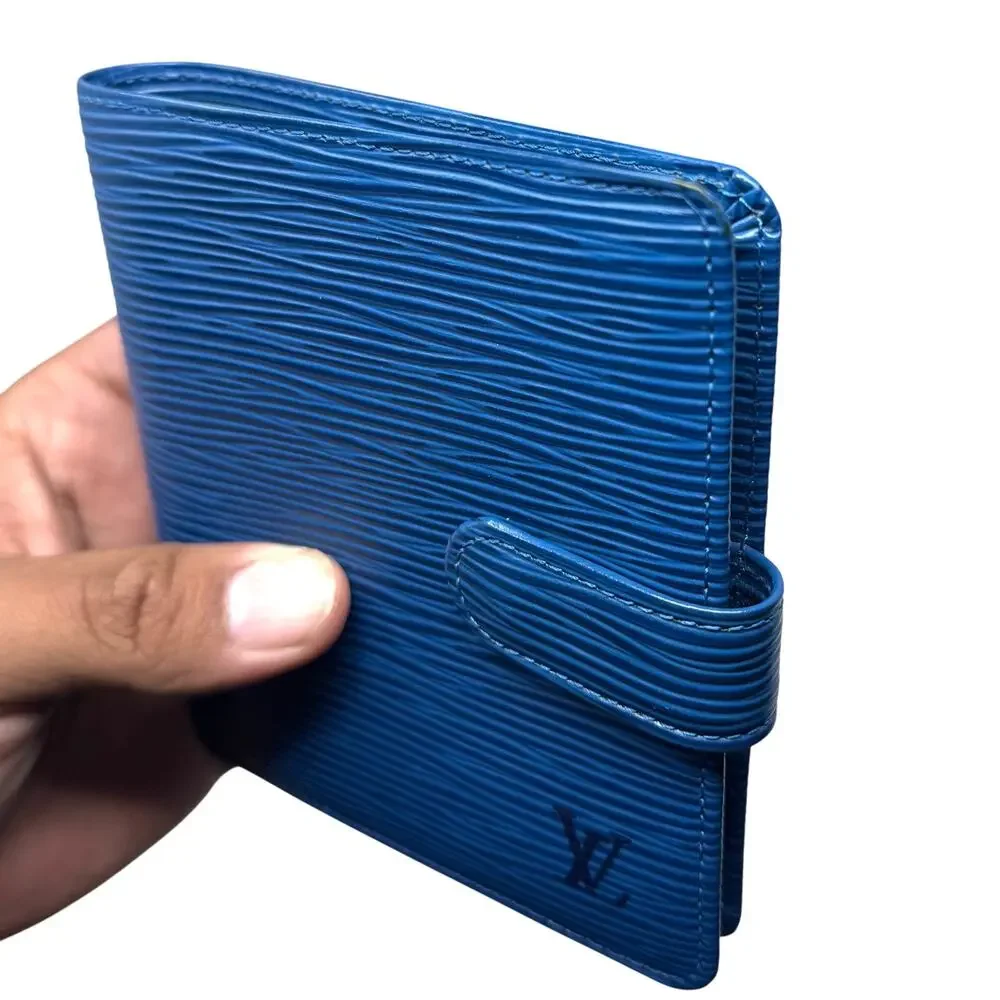 Louis Vuitton Blue Buckle Wallet